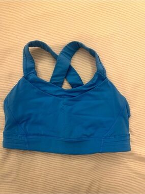 Lululemon Blue Sports Bra Size 6